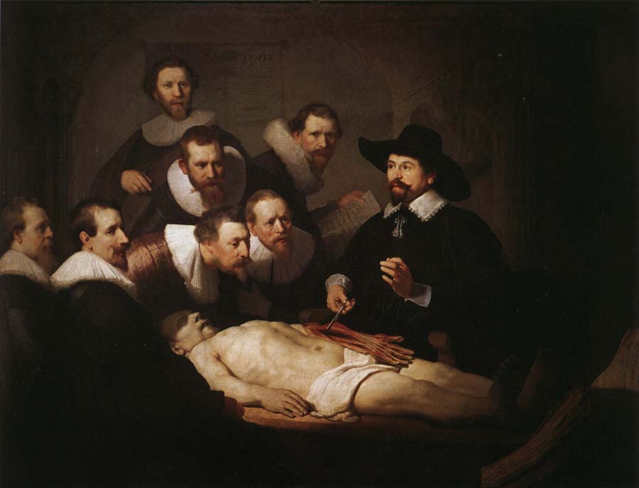 Rembrandt van rijn The Anatomy Lesson of Dr.Nicolaes Tulp